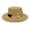 Khaki, variant on Style Floral Cowboy Hat for Elegant Stage Performance and Party Events Red One Size