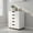 White, variant on Demi Bonn 5 Drawer Mobile Lateral Filing Cabinet Storage Home Office Floor Cabinet with 4 Wheels, Brown