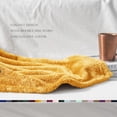 thumbnail image 6 of Exclusivo Mezcla Plush Fuzzy Large Fleece Throw Blanket (50" x 70", Mustard Yellow)- Soft, Warm and Lightweight, 6 of 7