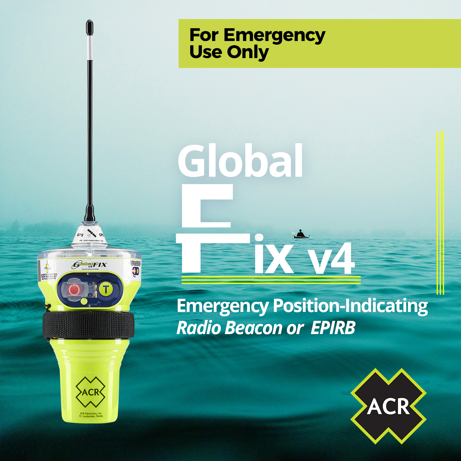 ACR GlobalFix V4 GPS EPIRB W/ Manual Release (Category 2) | Emergency Distress Beacon | High Impact UV Resistant Emergency Position Indicating Radio Beacon - image 4 of 6