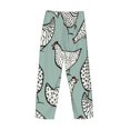 thumbnail image 5 of Daiia Hand Drawn Chickens Men's Sleep Pant with Pockets and Drawstring,Pajama Pants-XX-Large, 5 of 9