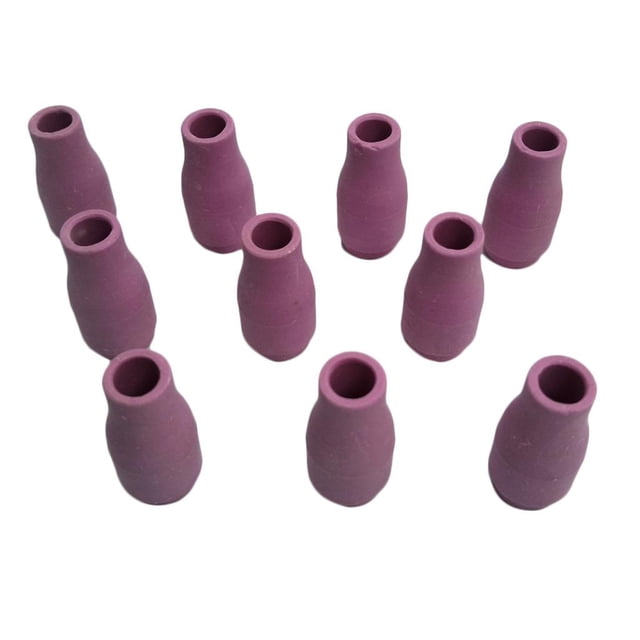 La Boquilla de Cerámica de la vaso Del Soplete de Soldadura TIG 13N08 / 13N09 Rosa Parte Las Colocaciones de Accs shamjiam Boquilla de soplete de soldadura