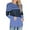 Stripe - Blue, variant on Casual Color Block Hoodies Sweaters for Women Long Sleeve Drawstring Stripe Pullover Hooded Sweatshirts Loose Fall Winter Tops "White, M"