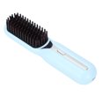 thumbnail image 1 of Peine Alisador de Pelo de Iones Negativos, Cepillo y Rizador Portátil 2 en 1, Alisado Con Calefacción, Suavizado Sedoso, Reduccio del Engamiento, Proteción del Cuero, 1 of 7