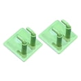 thumbnail image 3 of Ganchos para colgar raqueta de bádminton Colamx 2 uds Acero inoxidable Verde, 3 of 8