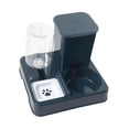 thumbnail image 2 of 2 en 1 Guberador de mascotas automático, dispensador de agua de gato y juego de tazón de alimentos Tazón para beber alimentador automático de mascotas, 2 of 8