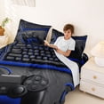 thumbnail image 3 of Erosebridal Video Game Controller Queen Sheet Sets,Gamer Gaming Bed Set For Boys Kids 4 Pieces, 3 of 6