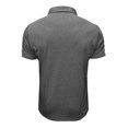 thumbnail image 4 of NIEWTR Men's Polo Shirts Short Sleeve Golf Polo Shirts for Men Polos Casual Collared Shirts(Grey,XXL), 4 of 6