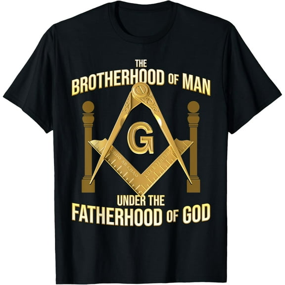 Masonic Fatherhood Square & Compass Freemason T-Shirt mens t shirt，black，women，funny，misfits，men，journey