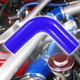 thumbnail image 2 of Universal 48mm 1.89" ID 90 Grados Coche Acoplador Silicona Manguera Azul, 2 of 6