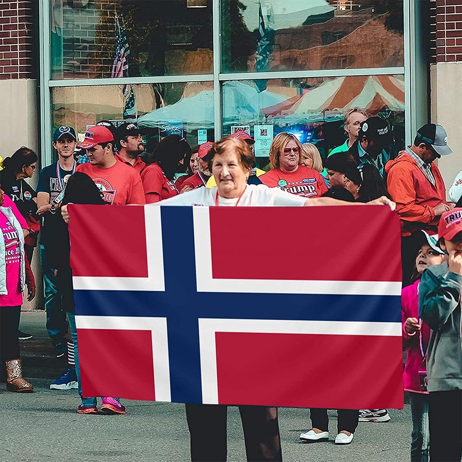"NORWAY" 3x5 ft flag polyester 