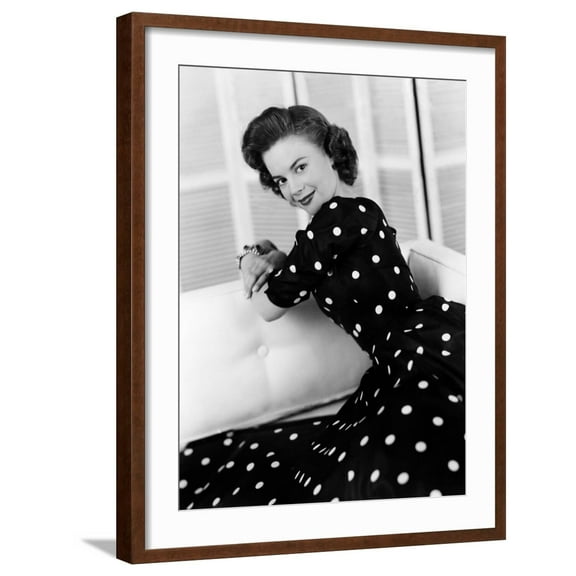 Art.com Rebel Without a Cause, Natalie Wood, 1955 Photo, Brown Frame Wall Art, 23" x 29"