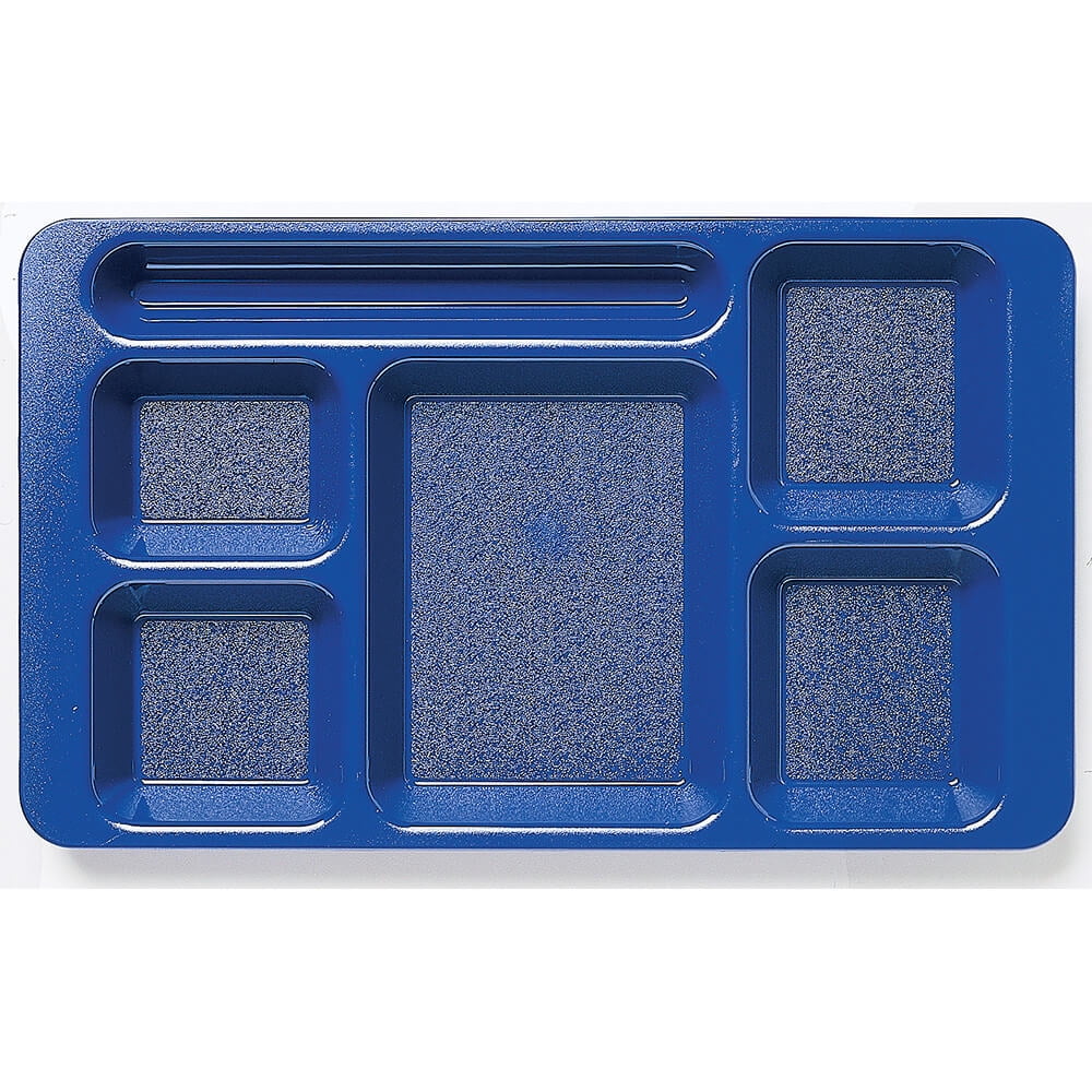 Cambro 2x2 CoPolymer Cafeteria Trays, 24PK, Navy Blue, 1596CP186