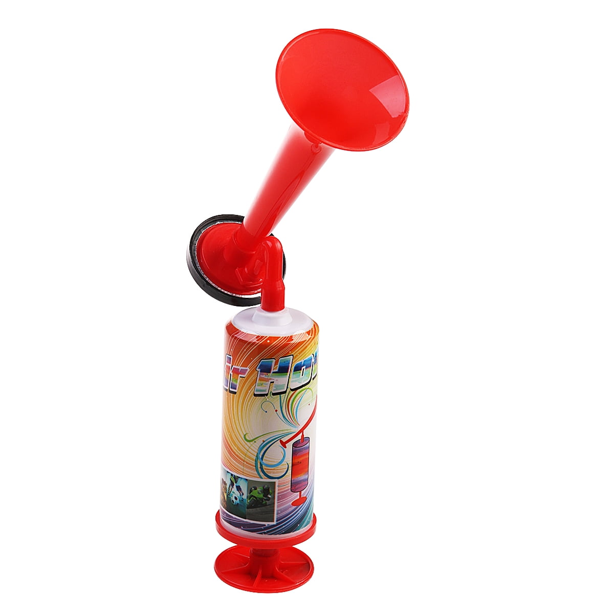 2 x Air Horn Gas Can Loud Hand Held Football Sport Event RED BLUE Top Choice 