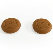 Uxcell Indigo7 Authorized for Nintendo Switch Thumbstick Grip Caps and Protector Covers for Joy-Con Controller - Small (Brown)