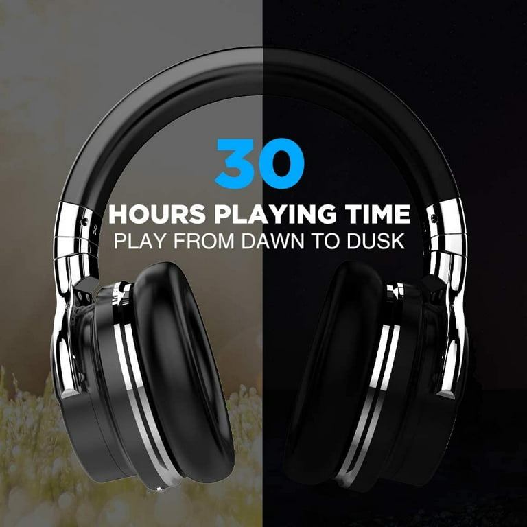 Cowin e7 active noise cancelling headphones bluetooth headphones with mic deep bass wireless headphones over ear hotsell