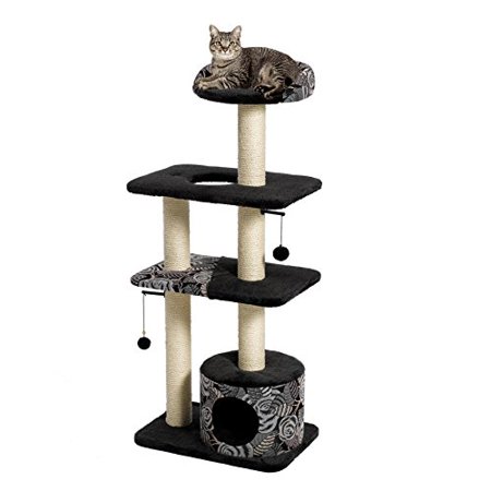 Feline Nuvo Tower Cat Tree Furniture, 22 by 15 by 50.5-Inch