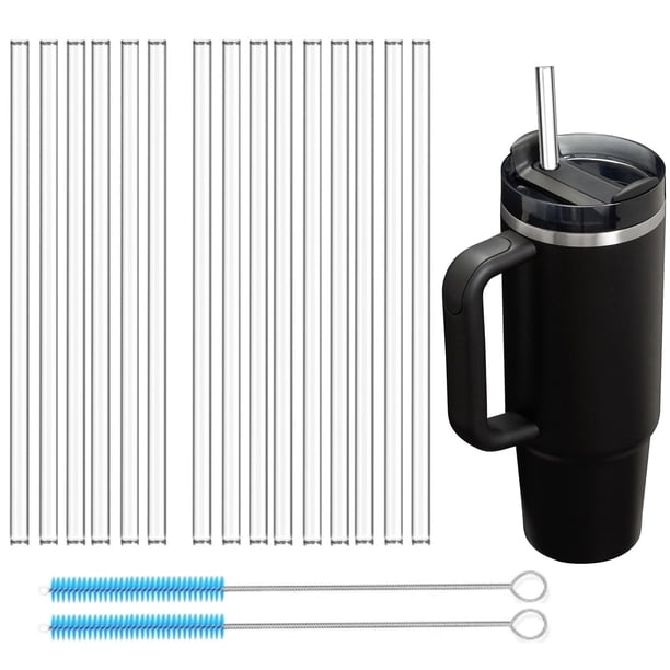 Pajitas de vidrio LIFEHIM borosilicato reutilizables 30 ml Stanley 1.2 L