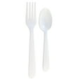 thumbnail image 2 of MAUI Gathering Heavy Duty Disposable Cutlery Sets, White, 200 Pieces, 2 of 7