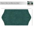 thumbnail image 6 of HOME WEAVERS Waterford Collection Cotton Tufted Bath Rug, 24" x 40", Bottle Green, 6 of 9