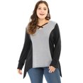 thumbnail image 3 of Top cruzado Agnes Orinda Cuell V Gris 3XL, 3 of 6