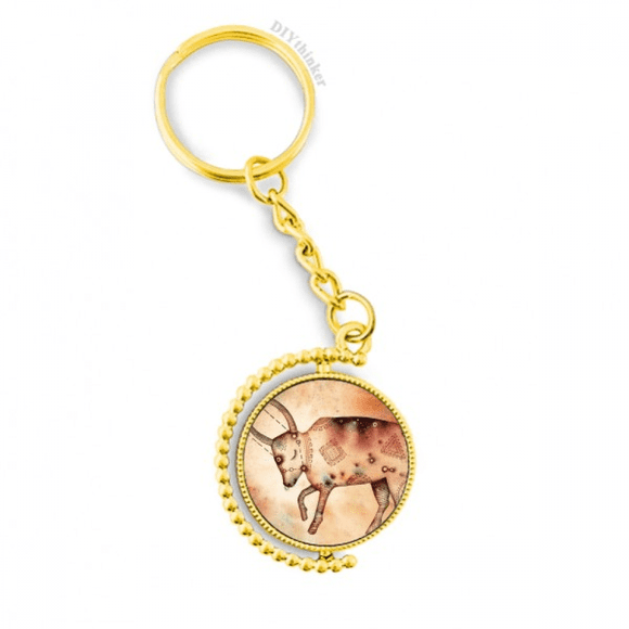may april taurus constellation zodiac metal connector key chain accessory en keyholder