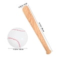 thumbnail image 4 of Phenofice 1 Set Inflatable Simulation Stick Baseball Party Favors PVC Wood Grain Pattern, 4 of 5