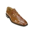 thumbnail image 3 of Men Belvedere Shoes Mare Genuine Ostrich Eel Leather Lace up Camel  2P7 Brown, 3 of 3