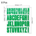 thumbnail image 2 of Uxcell 9.1 x 7.7 inches 8 Sheets Letter Stickers Vinyl Letter for Indoor Outside Sticker Decal Green, 2 of 5