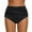 a-Black42, variant on VNKIDY Womens Solid Color High Waisted Bikini Bottoms Ruched Twist Front Design Stretchy Full Coverage Swimwear Bottom For Summer Beach Wear Navy S
