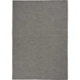 thumbnail image 3 of Nourison Positano Indoor/Outdoor Modern Solid Charcoal 5' x 7' Area Rug, (5' x 7'), 3 of 11