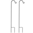 thumbnail image 1 of 2X Shepherd Hooks Rust Resistant Garden Stake Outdoor Metal Plant Stand Hanger Bird Feeder Pole 120X10X1cm, 1 of 5