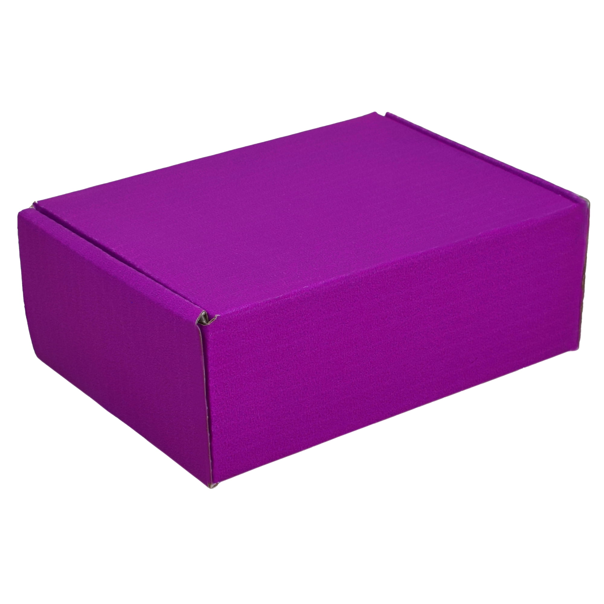 Ucanpack 1/8" Inch Thick Moving Mailers Box 7½x6 5/8x6½", Made In USA- Small Boxes For Gift 25 Pcs, Purple Corrugated Carton For Small Business, Packing Supplies