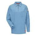 thumbnail image 3 of Bulwark Iq Series Long Sleeve Polo - Cat 2 - Qt12-Charcoal-Regular-M, 3 of 4