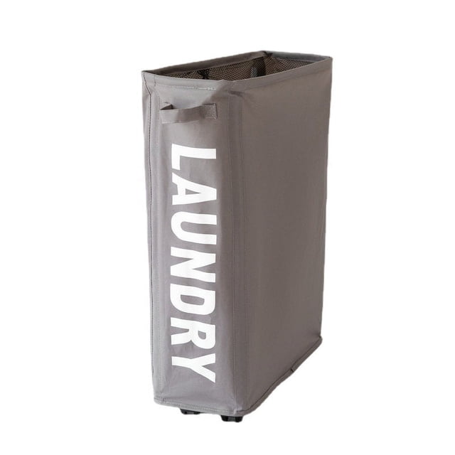 Cesta Plegable Para la Colada, Cesta de Almacenamiento de Tela Oxford, Cesta para la Colada del Baño del Dormitorio Con Polea de Malla