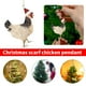 thumbnail image 2 of Tmvgtek Pollo Con Bufanda Colgante De Árbol De Navidad Con Letrero Familiar De Pollo (04) Tmvgtek Oficina Multiescena Multifunción, 2 of 8