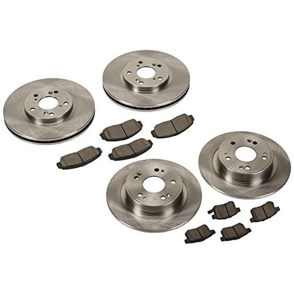 Powerstop KOE2742 PSBKOE2742 FRONT & REAR DAILY DRIVER BRAKE KIT Fits 2008 Honda Accord