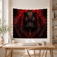 thumbnail image 5 of Black Panther with Glowing Red Runes in Smoky Crimson Embers, Dramatic Gothic for Dark Art Lovers, Mystical Wall Art Decor Halloween Gift Tapestry Wall Hanging for Bedroom and Living Room, 5 of 7