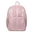 thumbnail image 1 of XIMIN Student Boys Girls Classic Heavy Duty Mesh Backpack with Padded Straps Quality Net Bookbag Durable See Through Simple Netting Daypack Deluxe Basic School Bag, 1 of 4