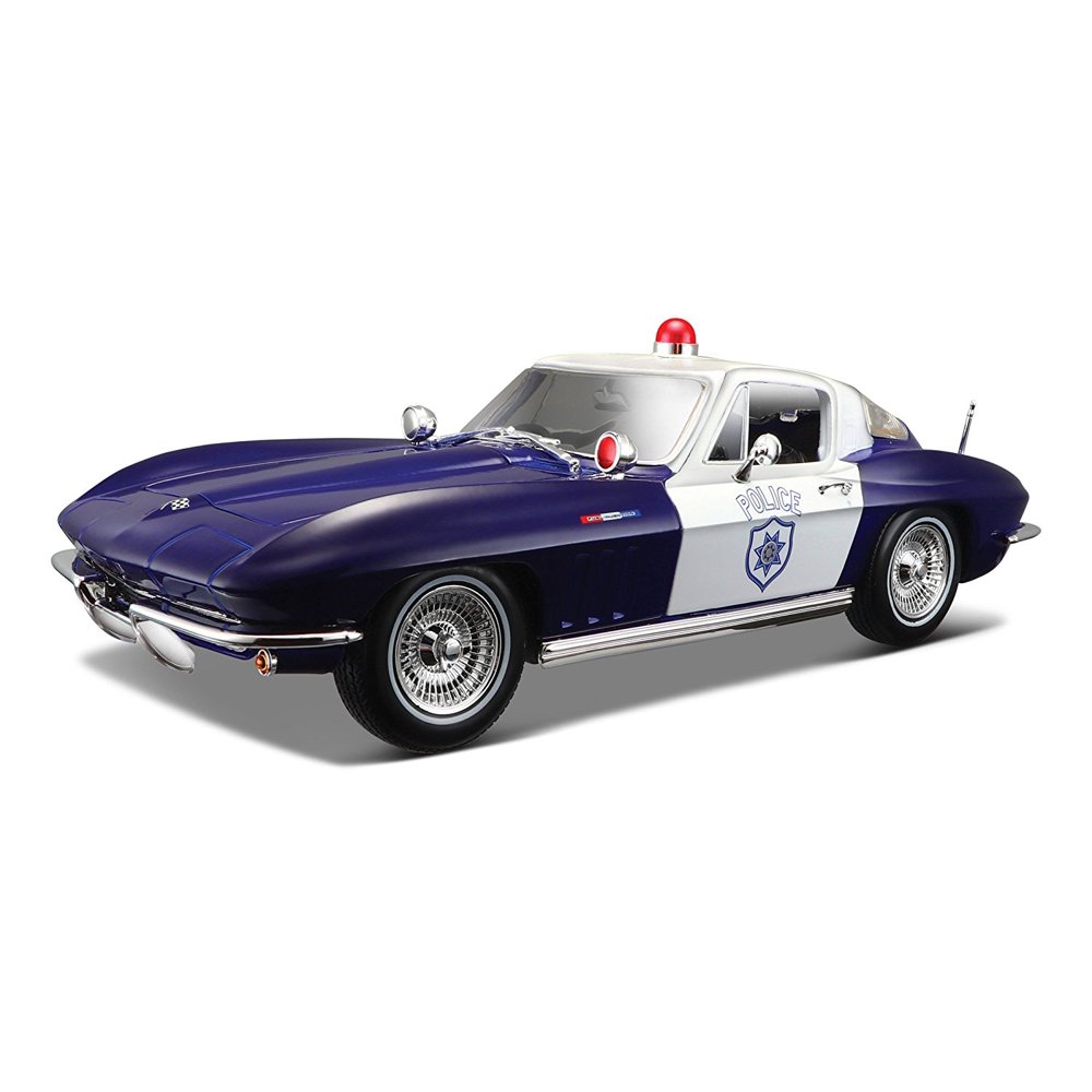 1965 Chevy Corvette Police Diecast Vehicle (118 Scale