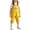 Yellow, variant on 2 Piece Rain Gear Set for Kids Letter Print Suspender Rain Pants Waterproof Rain Boots Outdoor Active Wear Sets