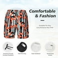 thumbnail image 6 of Picia Cool Flamingo pattern Mens Swim Trunks with Compression Liner Stretch Beach Shorts Quick Dry with Zipper Pockets No-Chafing Board Shorts-X-Large, 6 of 9