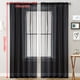 thumbnail image 4 of Cortinas transparentes Sala de estar Bolsillo de varilla Paneles de cortina de ventana Dormitorio Co Abanopi  Cortina transparente, 4 of 7