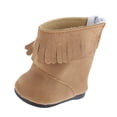 thumbnail image 1 of Botas De Zapatos Con Borlas Con Cremallera En La Parte Posterior Marrón Para 18 Pulgadas Sunnimix Zapatos de muñecas, 1 of 8