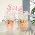 thumbnail image 2 of Koyal Wholesale Bachelorette Drink Pouch Cups With Straw Pack, Non-Leak Adult Drink Pouches, Gold Foil, 16-Pack, 2 of 5