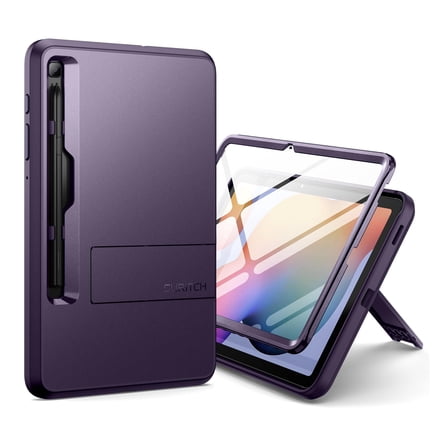 Samsung Galaxy Tab S6 lite 10.4-inch Tablet Cover Case with S-Pen Slot (Purple)