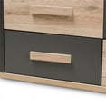 thumbnail image 6 of Bowery Hill 6 Drawer Double Dresser in Gray and Oak Brown, 6 of 9