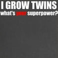 thumbnail image 2 of CafePress - I Grow Twins Maternity Dark T Shirt - Maternity Dark T-Shirt, 2 of 3