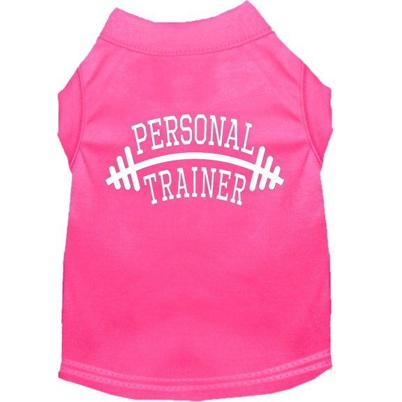 Pet Dog Cat Shirt Screen Printed, "Personal Trainer"
