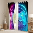 thumbnail image 3 of Manfei Teens Video Game Black Out Curtains,Console Game Lover Curtains Pack of 2 (42x63 Each),Gradient Pink Blue Bedroom Curtains For Kids,Microfiber Bedroom Decor, 3 of 6